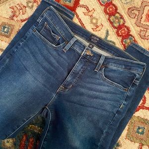J. Crew 9” High Rise Skinny in Dark Wash size 29